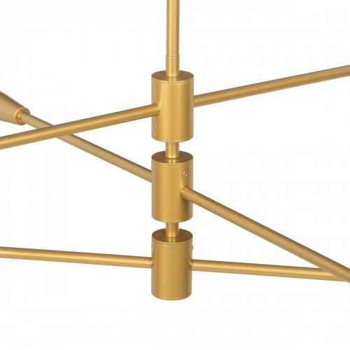 Ceiling Light 80 x 80 x 129,5 cm Golden Metal Modern image 4