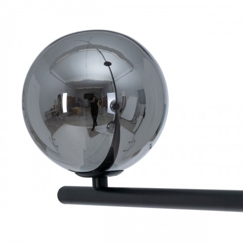 Ceiling Light Ø 14 cm 70 x 18 x 90 cm Crystal Black Metal image 4