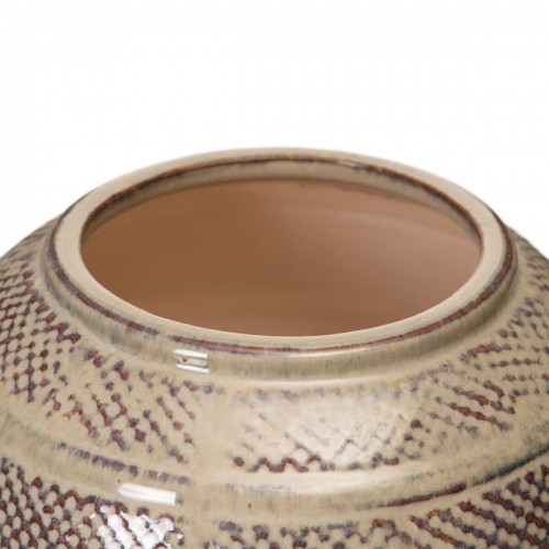 Vase 20 x 20 x 21,5 cm Ceramic Brown image 4