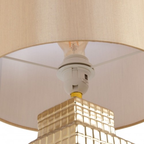Bigbuy Home Настольная лампа Керамика Синтетическая ткань Позолоченный 32 x 32 x 40 cm image 4