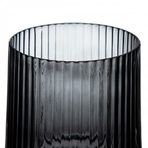 Vase 17 x 17 x 23,5 cm Grey Glass image 4