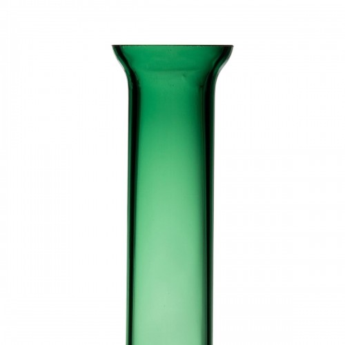 Vase Green Glass 12 x 12 x 33 cm image 4
