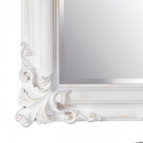 Mirror 46 x 6 x 147 cm Crystal Wood White image 4