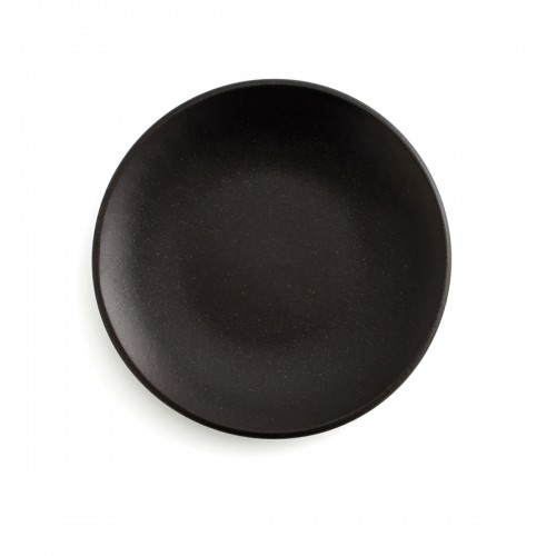 Плоская тарелка Anaflor Vulcano Мясо Кафель Чёрный 25 cm (8 штук) image 4
