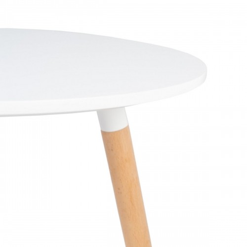Dining Table White MDF Wood 60 x 60 x 74 cm image 4