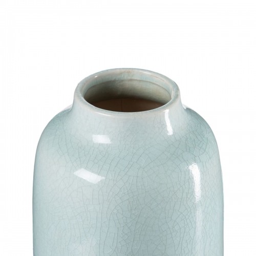Bigbuy Home Vāze 22,5 x 22,5 x 39,5 cm Keramika Tirkīzs image 4