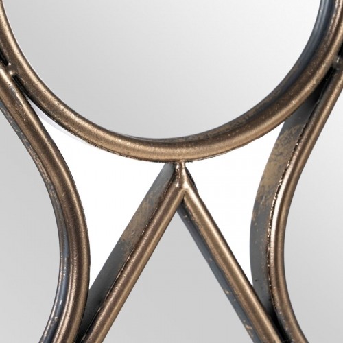 Bigbuy Home Sienas spogulis 65 x 2,5 x 72,5 cm Bronza Metāls image 4