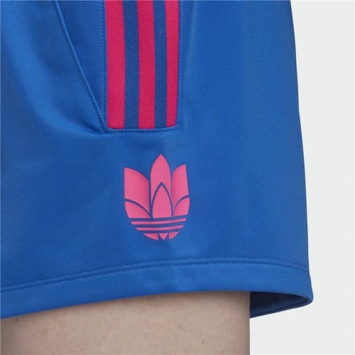 Sporta Šorti Sievietēm Adidas Originals Adicolor 3D Trefoil Zils image 4