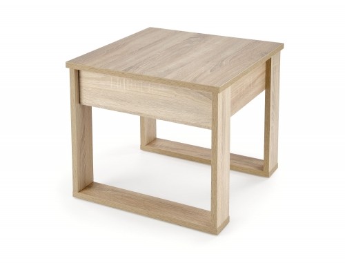 Halmar NEA SQUARE coffee table, sonoma oak image 4