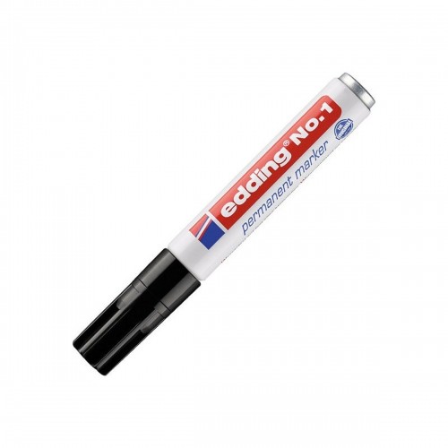 Постоянный маркер Edding Nº 1 1-5 mm Чёрный (10 штук) image 4