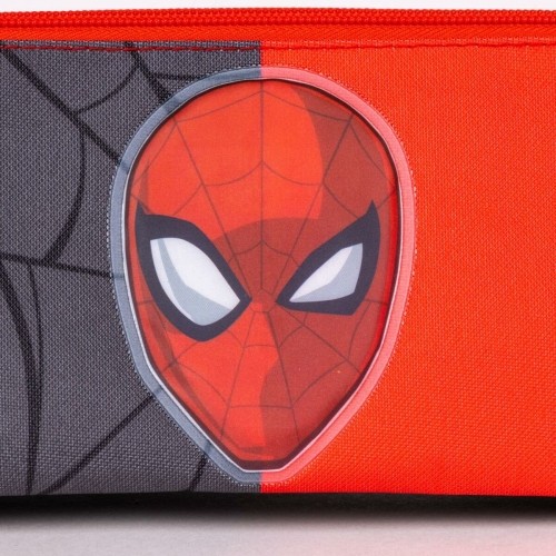 Тройной пенал Spiderman Красный 22,5 x 2 x 11,5 cm Чёрный image 4
