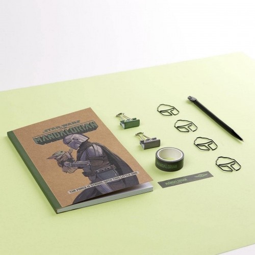 Stationery Set The Mandalorian 10 Pieces Green image 4