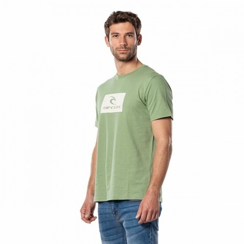 Men’s Short Sleeve T-Shirt Rip Curl Hallmark Green image 4