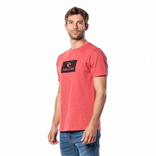 Men’s Short Sleeve T-Shirt Rip Curl Hallmark Red image 4