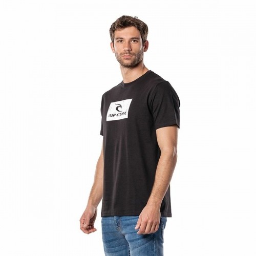 Men’s Short Sleeve T-Shirt Rip Curl Hallmark Black image 4