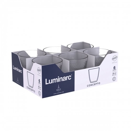 Стакан Luminarc Concepto Pampille 250 ml Прозрачный Cтекло (24 штук) image 4