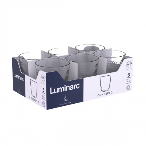 Стакан Luminarc Concepto Pampille Прозрачный Cтекло 310 ml (24 штук) image 4