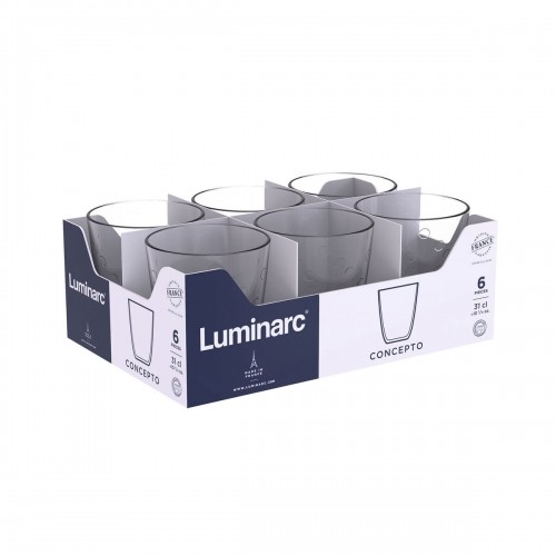 Стакан Luminarc Concepto Bulle Прозрачный Cтекло 310 ml (24 штук) image 4