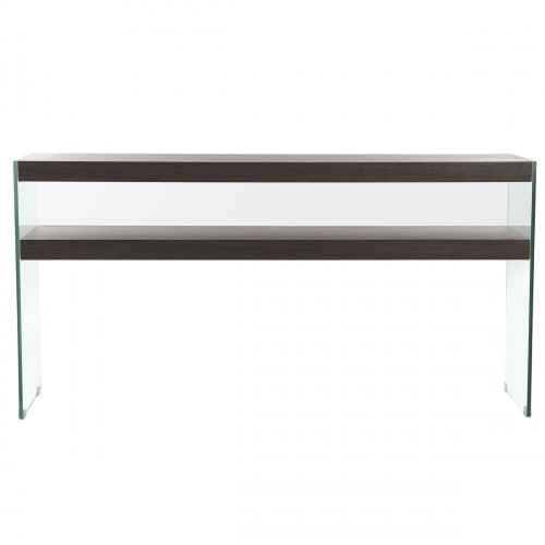 Console DKD Home Decor Brown Transparent Crystal Walnut MDF Wood 160 x 45 x 80 cm image 4