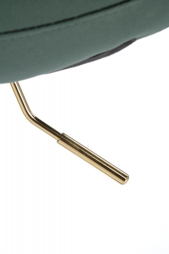 Halmar H120 bar stool, gold / dark green image 4