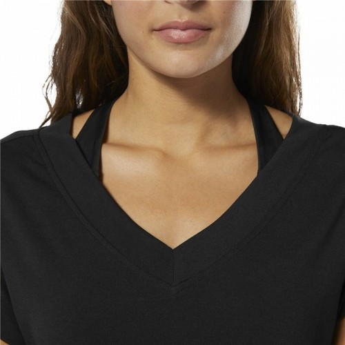 Women’s Short Sleeve T-Shirt Reebok Wor Supremium Detail Black image 4