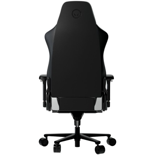 LORGAR Base 311, Gaming chair, PU eco-leather, 1.8 mm metal frame, multiblock mechanism, 4D armrests, 5 Star aluminium base, Class-4 gas lift, 75mm PU casters, Black + white image 4