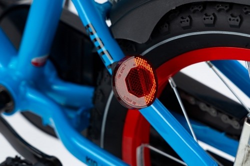 Velosipēds Karbon Rocket ALU 16 blue-red image 4