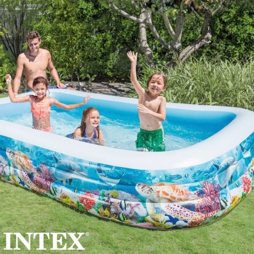 Inflatable Paddling Pool for Children Intex Tropical 1020 L 305 x 56 x 183 cm (2 Units) image 4