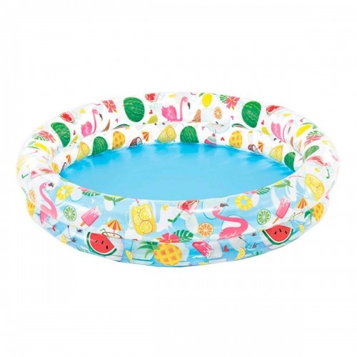 Inflatable Paddling Pool for Children Intex Tropical Rings 150 l 122 x 25 cm (12 Units) image 4