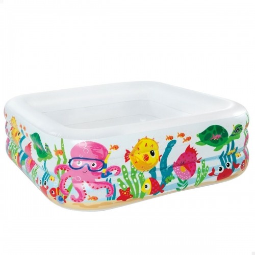 Inflatable Paddling Pool for Children Intex Aquarium 340 L 159 x 50 x 159 cm (3 Units) image 4