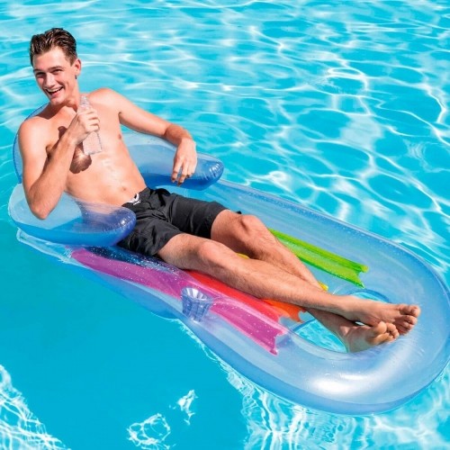 Inflatable Chair for Pool Intex Varavīksni 160 x 53 x 85 cm (6 gb.) image 4