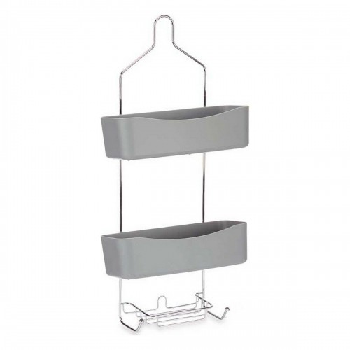 Shower Hanger 28 x 60 x 14 cm Grey Metal Plastic (6 Units) image 4
