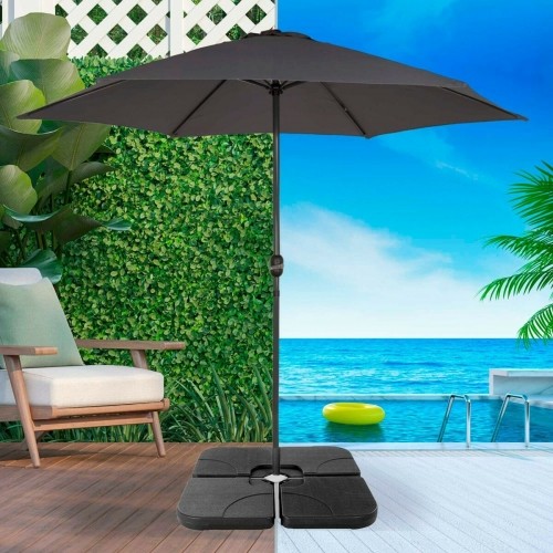 Base for beach umbrella Aktive 50 x 7,5 x 50 cm Plastic image 4