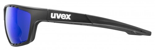 Velosipedu brilles Uvex sportstyle 706 black matt / mirror blue image 4
