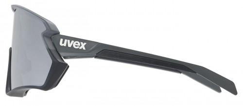 Velosipedu brilles Uvex sportstyle 231 2.0 grey black matt / mirror silver image 4