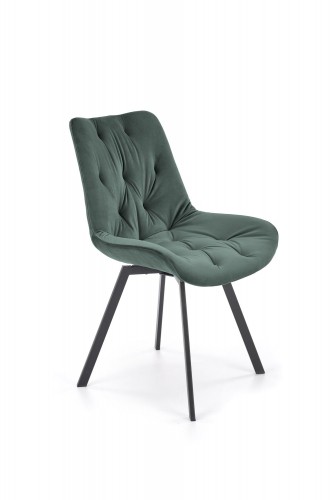 Halmar K519 chair, dark green image 4