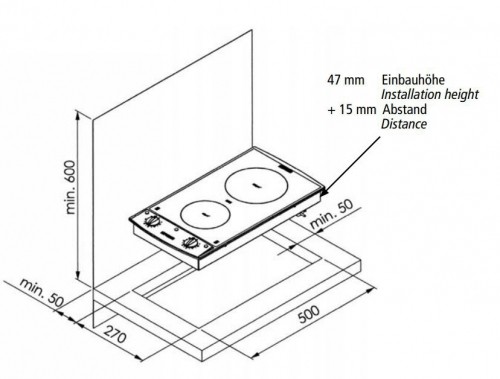 Ceramic built-in hob Rommelsbacher EBC3075E image 4