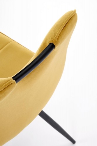 Halmar K521 chair, mustard image 4