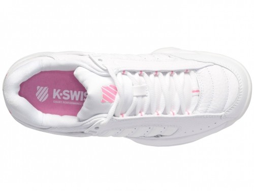 Tennis shoes for women K-SWISS DEFIER RS 955 white/sachet pink outdoor size UK7 EU 41 image 4