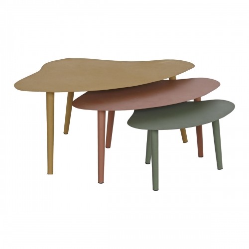 Set of 3 tables DKD Home Decor Multicolour 100 x 60 x 41 cm image 4