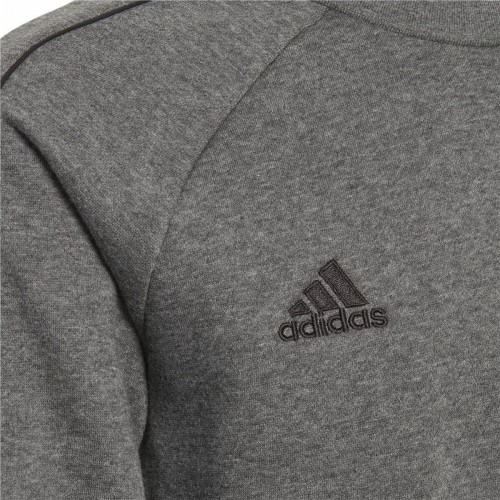 Bērnu Sporta Krekls bez Kapuča Adidas Core 18 Tumši pelēks image 4