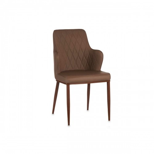 Gift Decor atzveltnes krēsls Rombs Brūns Melns Tērauds 53 x 90 x 43 cm (2 gb.) image 4