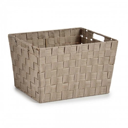 Laundry Basket Beige Cloth 10 L 25 x 20 x 35,5 cm (12 Units) image 4