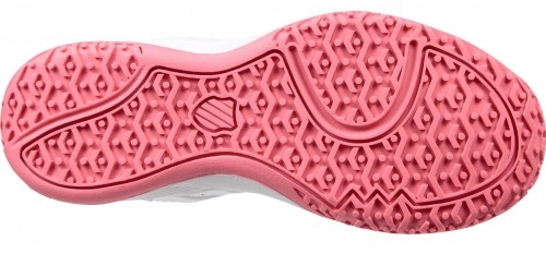 Tennis shoes for kids K-SWISS COURT SMASH OMNI white/pink, size UK 10 (EU 28) image 4