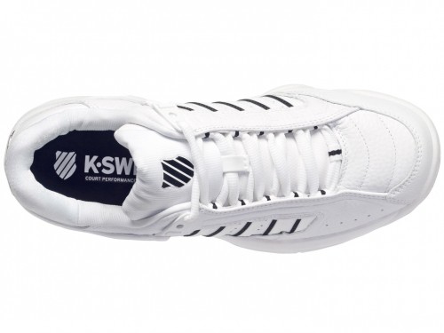 Tennis shoes for men K-SWISS DEFIER RS 175, white/black, outdoor, size UK6,5 (EU 40) image 4