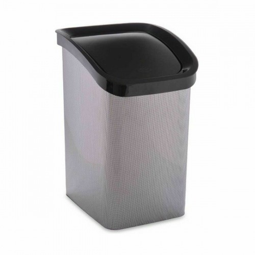 Berilo Atkritumu tvertne 23 L Pašizgāzējs Tumši pelēks Plastmasa (6 gb.) image 4
