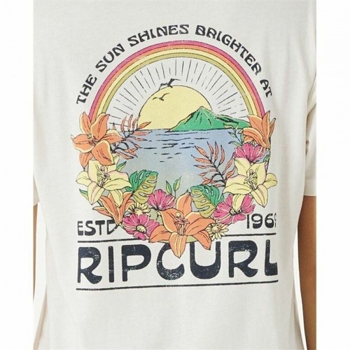 Short Sleeve T-Shirt Rip Curl Sun Relaxed White image 4