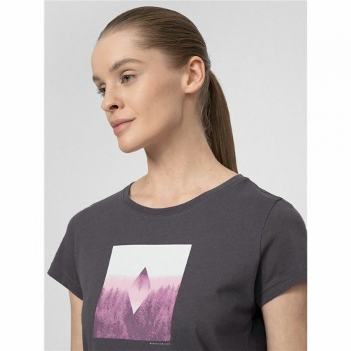 Sieviešu Krekls ar Īsām Piedurknēm 4F  Regular Organic image 4