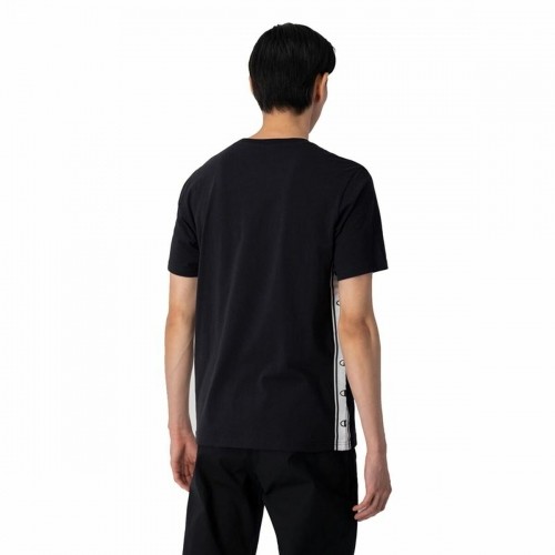 Men’s Short Sleeve T-Shirt Champion Crewneck Black image 4