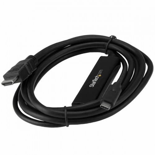 Кабель USB C — HDMI Startech CDP2HDMM2MB 4K Ultra HD 2 m Чёрный image 4